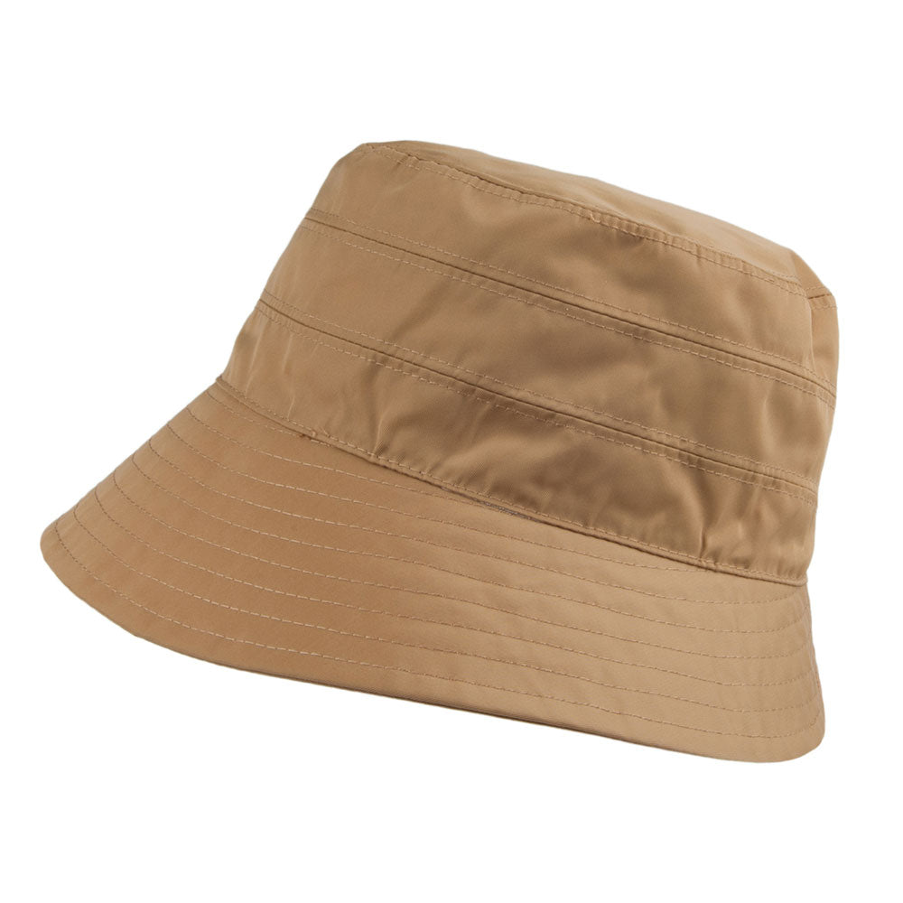 Sombrero de pescador Maggie de nylon de Scala - Kaki