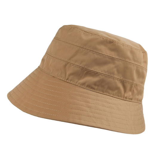 Sombrero de pescador Maggie de nylon de Scala - Kaki