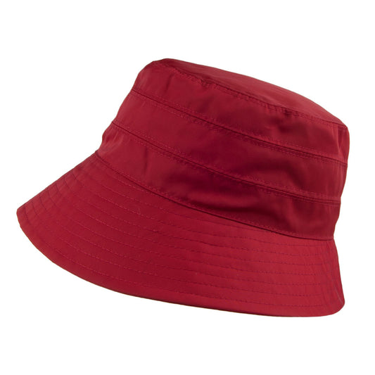 Sombrero de pescador Maggie de nylon de Scala - Vino