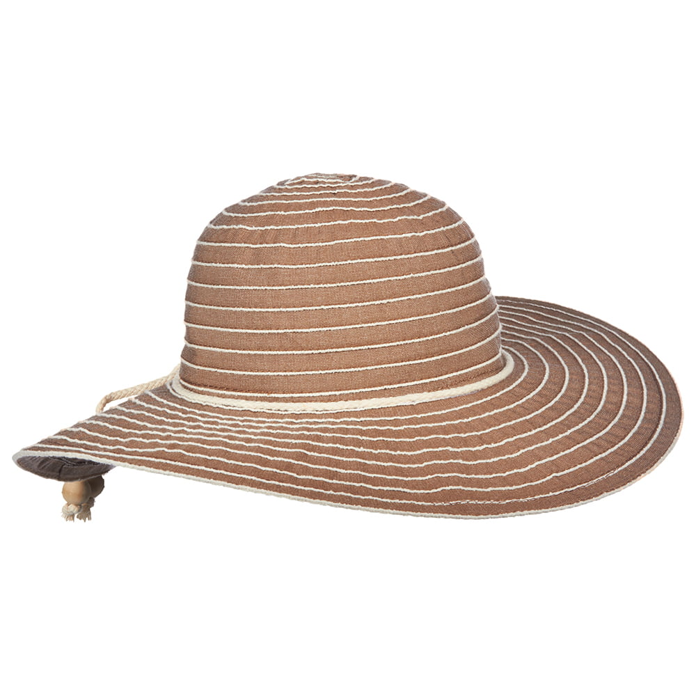 Sombrero Sonia de ala ancha de Scala - Marrón