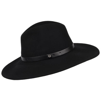 Sombrero Fedora Layton Big Brim de Brixton - Negro