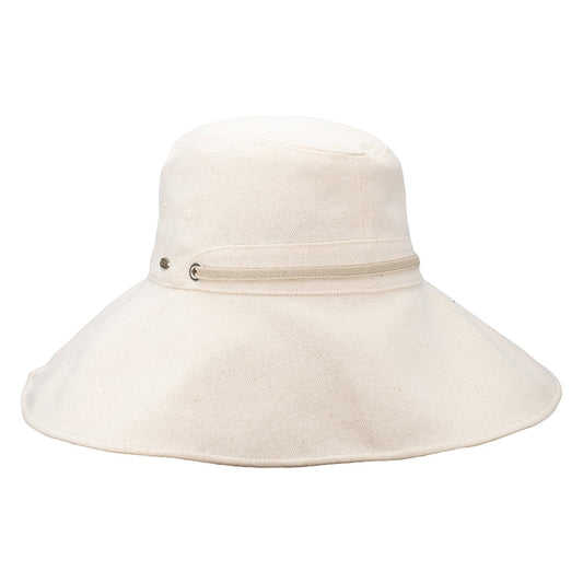 Sombrero mujer Simonetta Trail de algodón de Scala - Natural