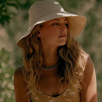 Sombrero Hamutan de algodón de Barts - Crema