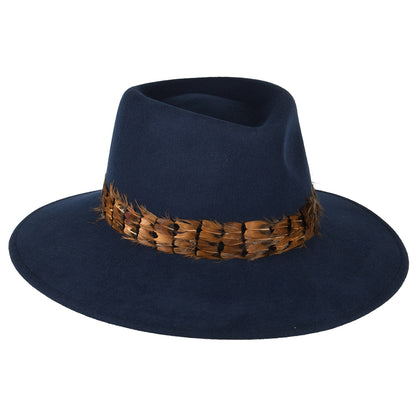 Sombrero Fedora impermeable de Failsworth - Azul Marino
