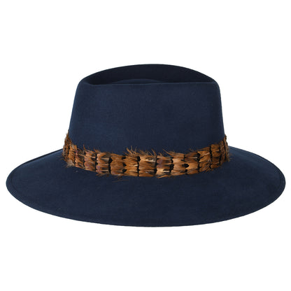 Sombrero Fedora impermeable de Failsworth - Azul Marino