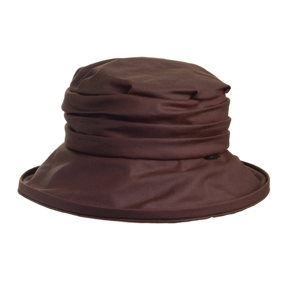Sombrero de pescador mujer Annabel Impermeable de Olney - Marrón