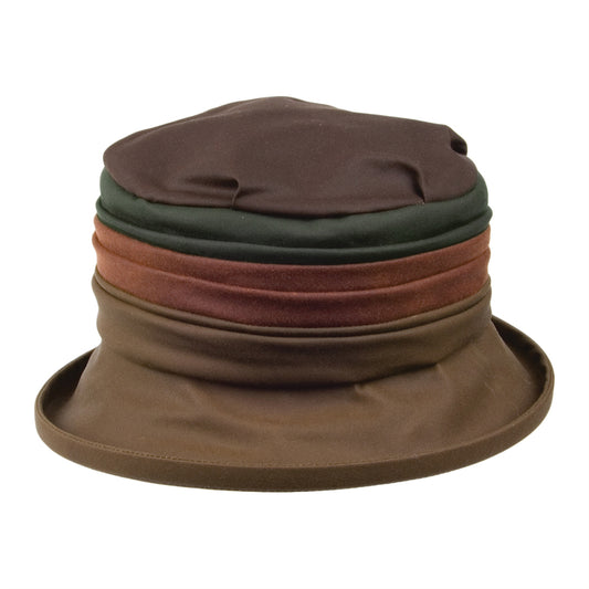 Sombrero de pescador mujeres Ruby de algodón encerado de Olney - Multicolor