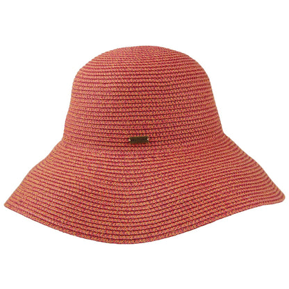 Sombrero Gossamer de Betmar - Rojo-Multi