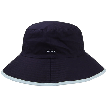 Sombrero Florence reversible de Betmar - Azul Marino y Mezcla de tonalidades
