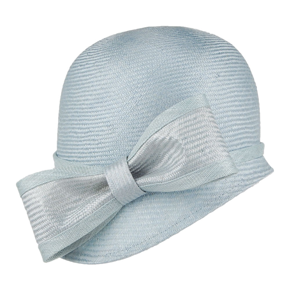 Sombrero Cloche Anna con lazo de Whiteley - Azul Claro
