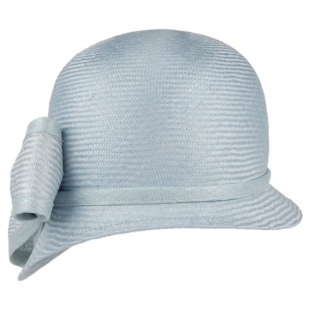 Sombrero Cloche Anna con lazo de Whiteley - Azul Claro