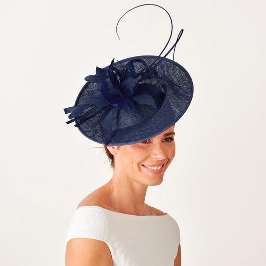 Tocado Constance de Failsworth - Azul Marino