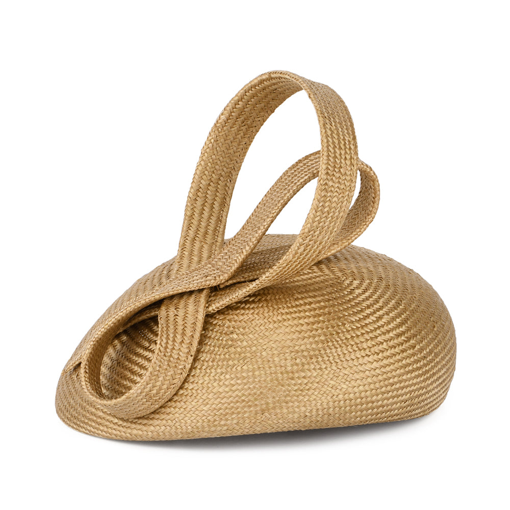 Sombrero Pillbox Jenny de paja de Whiteley - Café