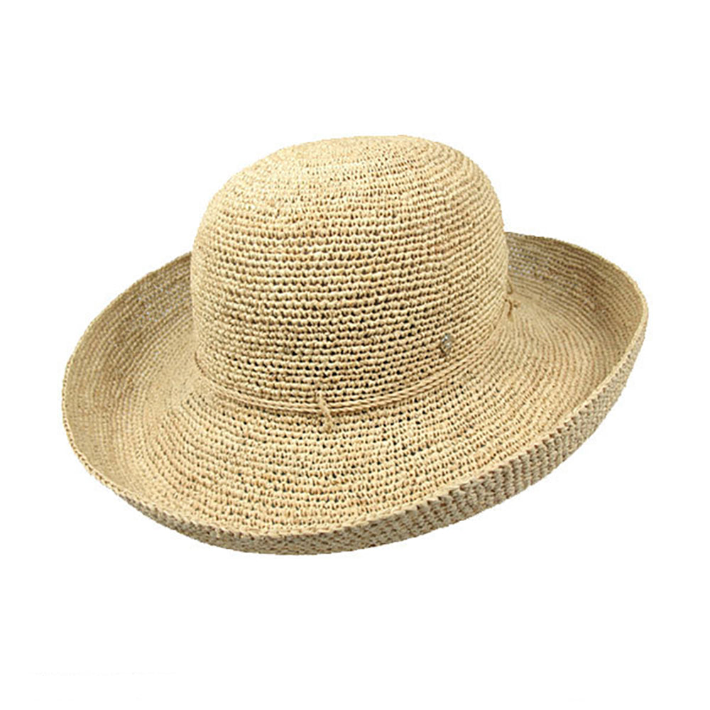 Sombrero Provence 12 plegable de paja de rafia de Helen Kaminski - Natural