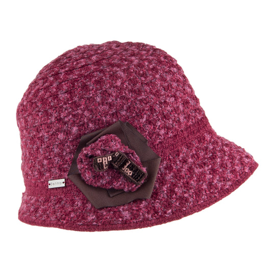 Sombrero Cloche mujeres Willow de Betmar - Burdeos Multi