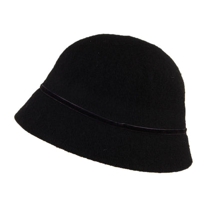 Sombrero Cloche Sophiya de Betmar - Negro