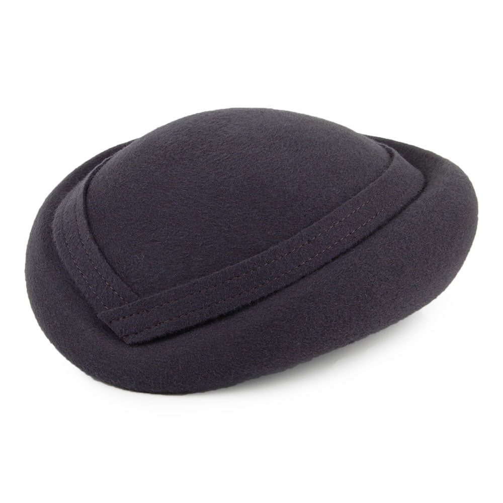 Sombrero Pillbox Maria de lana de Whiteley - Antracita
