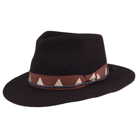 Sombrero Fedora Venice de Brixton - Negro