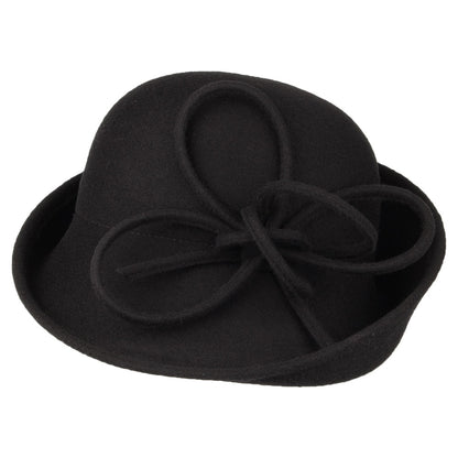 Sombrero Cloche Caroline de Whiteley - Negro