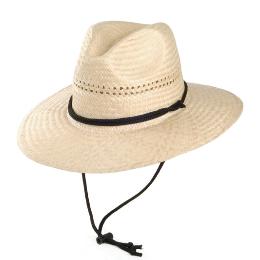 Sombrero de Guardacosta de palm de Dorfman Pacific - Natural