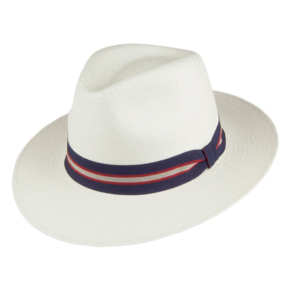 Sombrero Fedora Panamá Regimental de Failsworth - Blanqueado