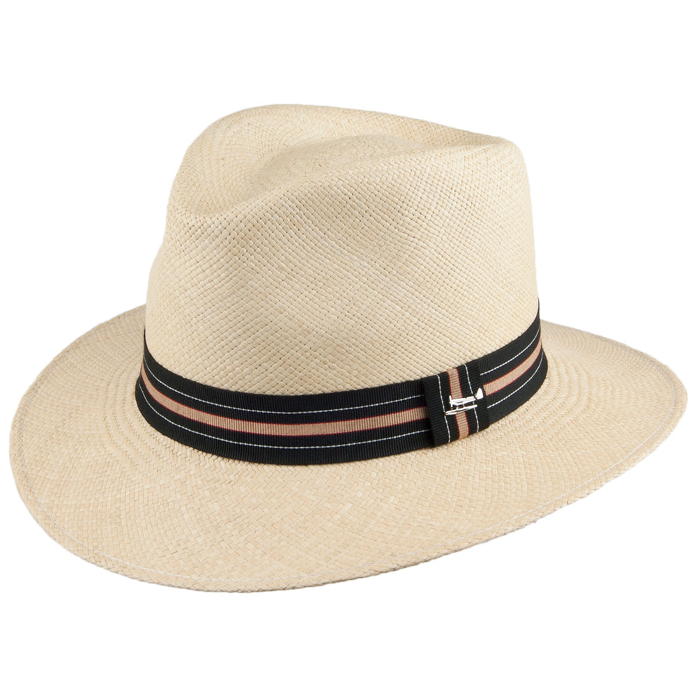 Sombrero Panamá Fedora Portofina de Whiteley - Natural
