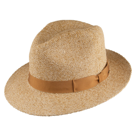 Sombrero Fedora Lerman de paja Lite de Bailey - Beige Arena