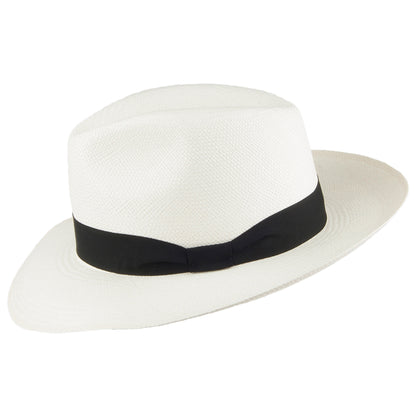 Sombrero Panamá Fedora Pico de Signes - Blanqueado