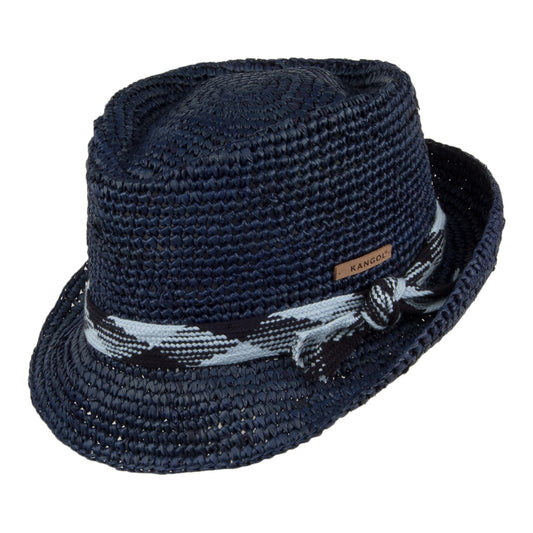 Sombrero Trilby Knot de Kangol - Azul Marino