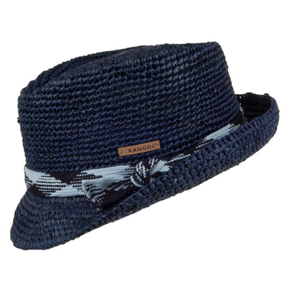 Sombrero Trilby Knot de Kangol - Azul Marino