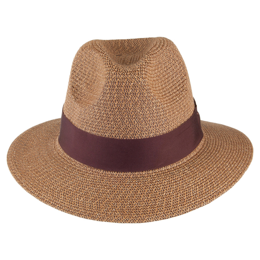Sombrero Fedora Mullan de paja Toyo de Bailey - Cobrizo