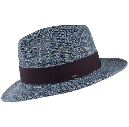 Sombrero Fedora Toyo Mullan de Bailey - Azul Marino