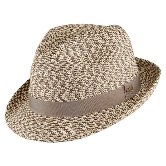 Sombrero Trilby Depoe de Scala - Marrón