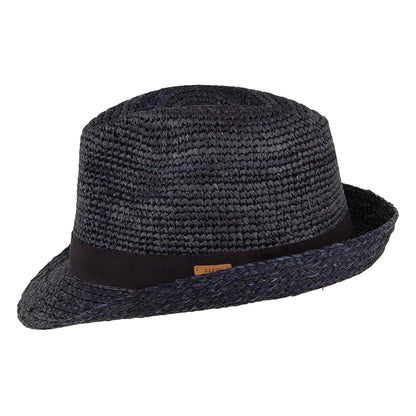 Sombrero Trilby Sedad de paja de Barts - Azul Marino