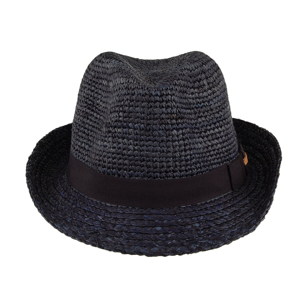 Sombrero Trilby Sedad de paja de Barts - Azul Marino