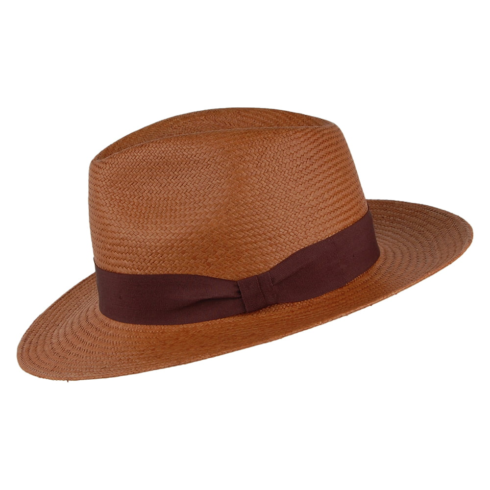 Sombrero Panamá Fedora de Failsworth - Tabaco