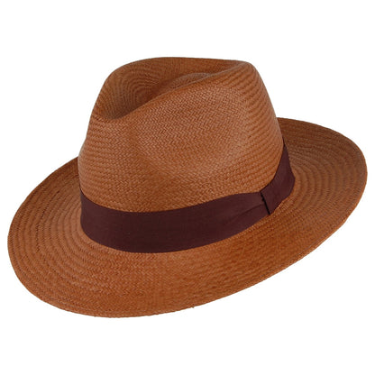 Sombrero Panamá Fedora de Failsworth - Tabaco