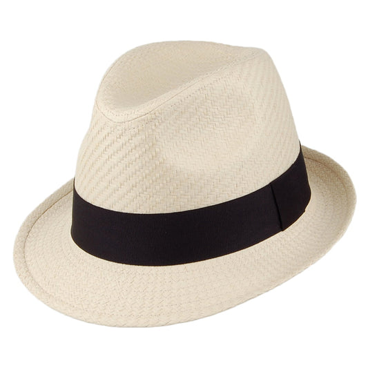 Sombrero Trilby de paja de Failsworth - Decolorado