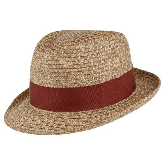 Sombrero Trilby Blume de Bailey - Marrón Jaspeado