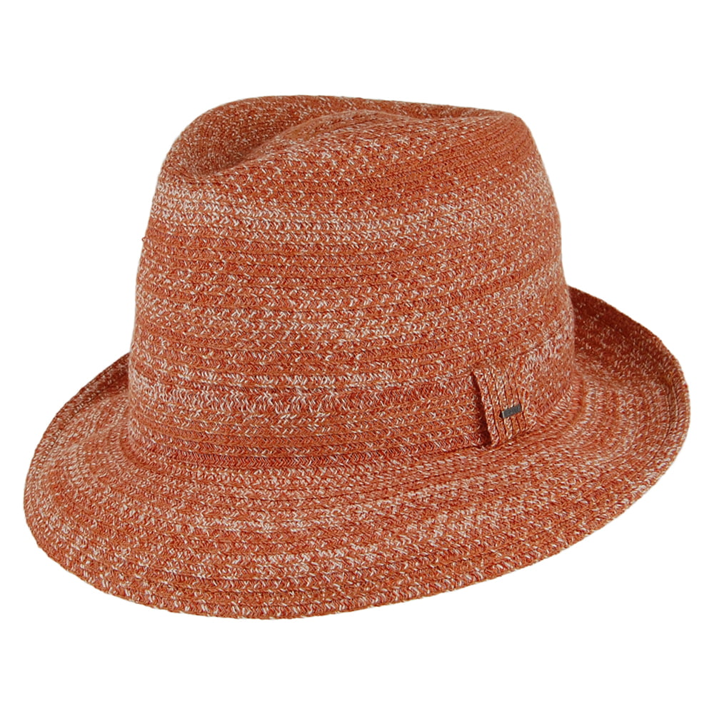 Sombrero Trilby Freddy ligero de Bailey - Natural-ladrillo