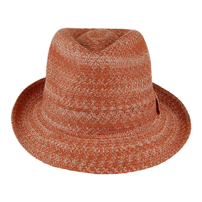 Sombrero Trilby Freddy ligero de Bailey - Natural-ladrillo
