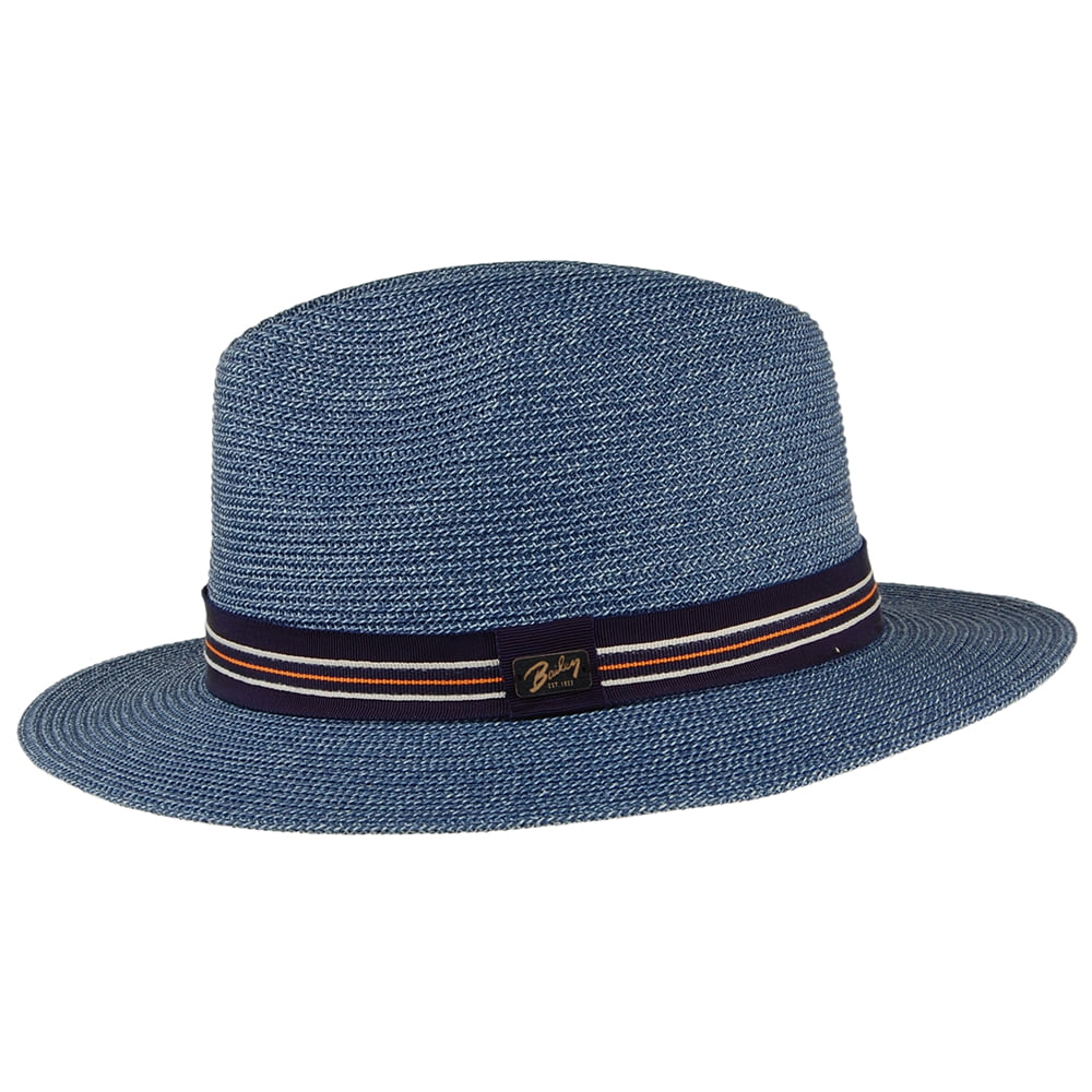 Sombrero Fedora Hester de Bailey - Azul Marino/Jaspeado
