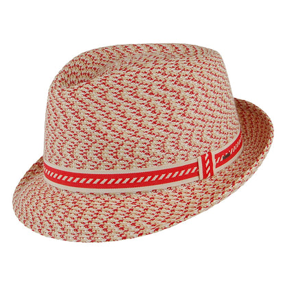 Sombrero Trilby Mannes de Bailey - Rojo-Natural