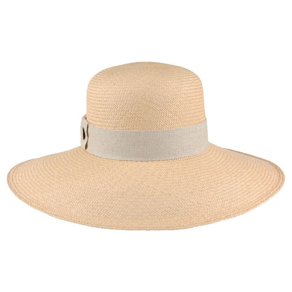 Sombrero Panamá Flexible Cuenca Edie de ala ancha de Christys - Natural