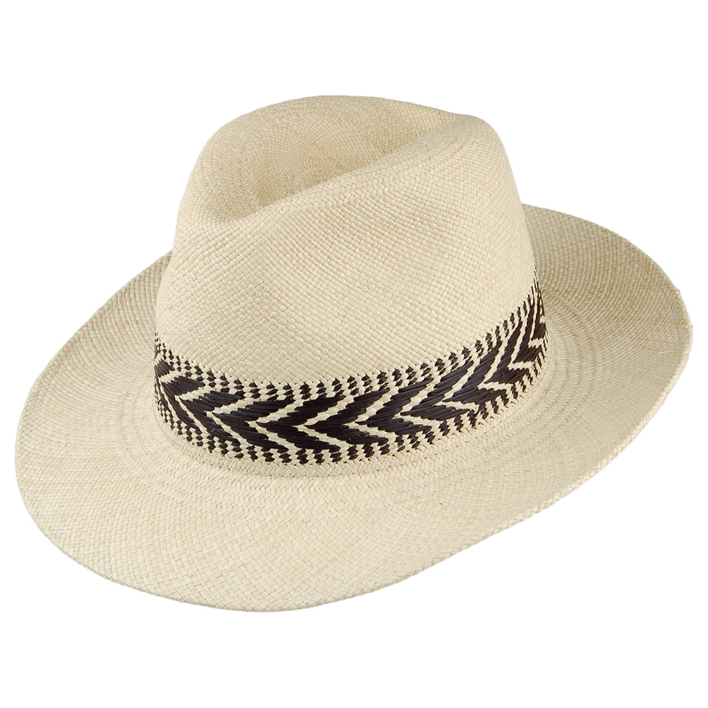 Sombrero Panamá Fedora Capri de Christys - Natural