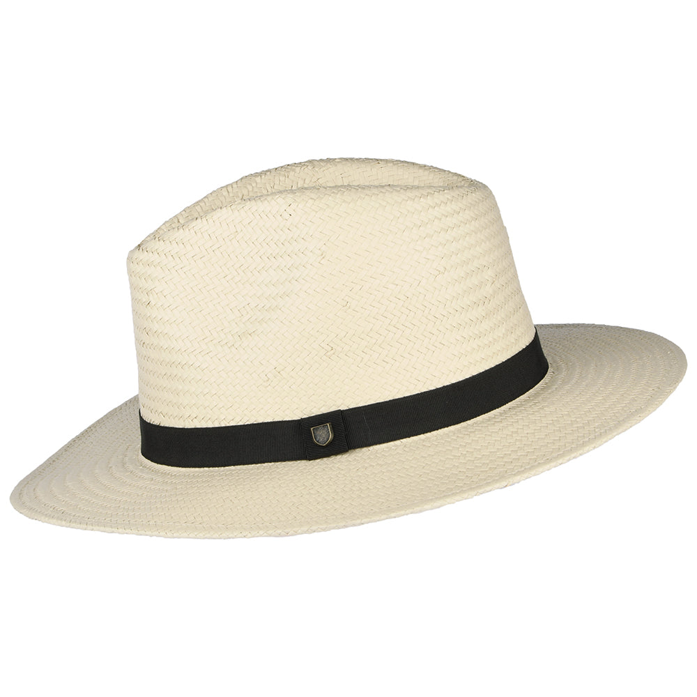 Sombrero Fedora Passage de paja toyo de Brixton - Natural