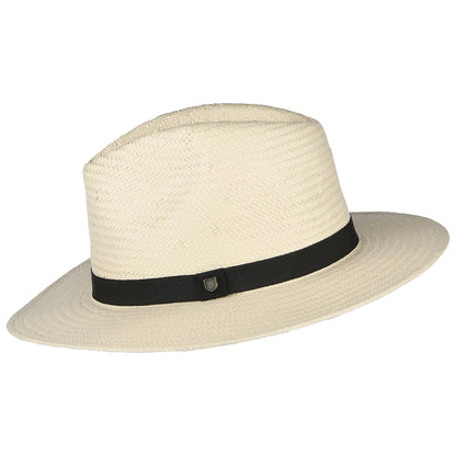 Sombrero Fedora Passage de paja toyo de Brixton - Natural