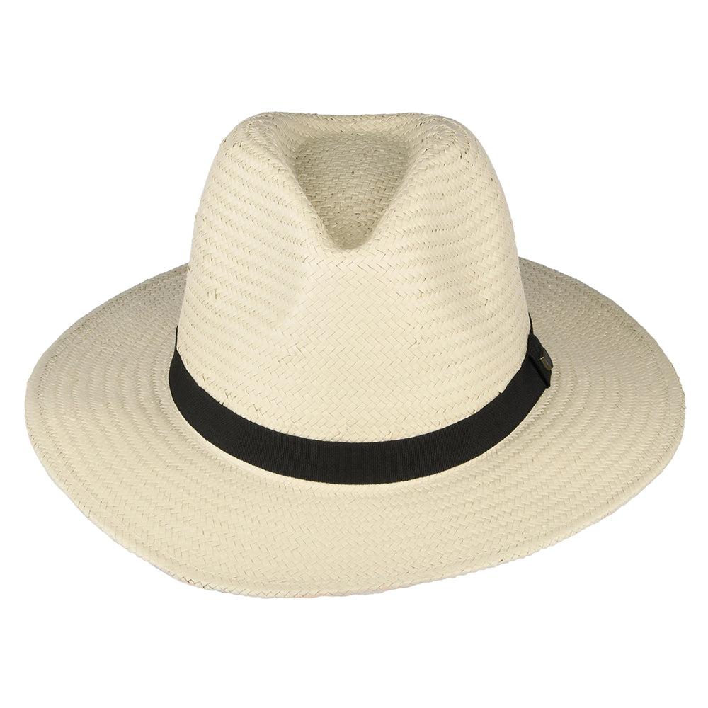 Sombrero Fedora Passage de paja toyo de Brixton - Natural