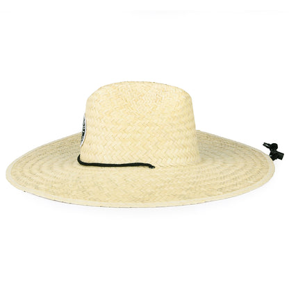 Sombrero de Guardacosta Crest de paja de Brixton - Natural