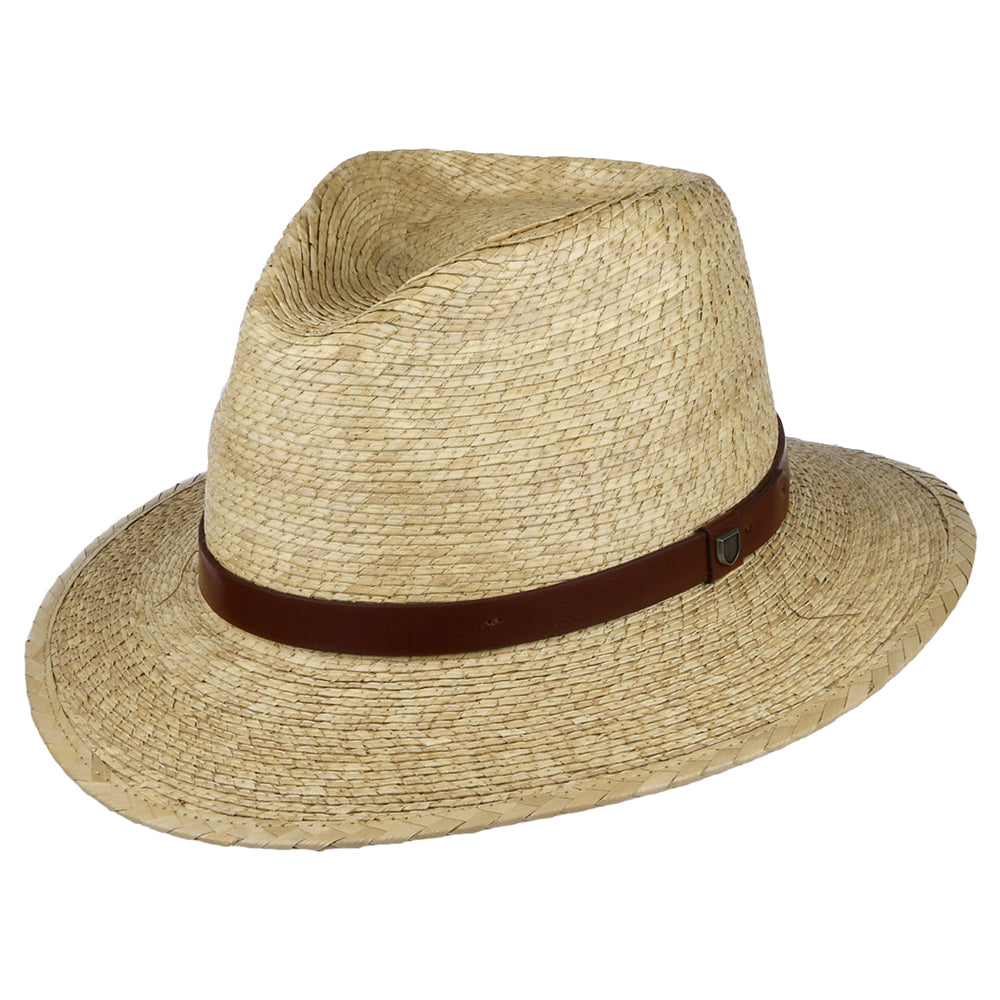 Sombrero Fedora Messer II de paja de Brixton - Natural